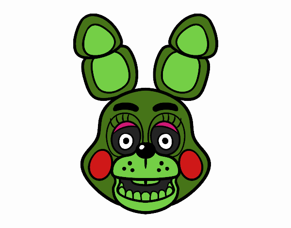 Cara de Toy Bonnie de Five Nights at Freddy's