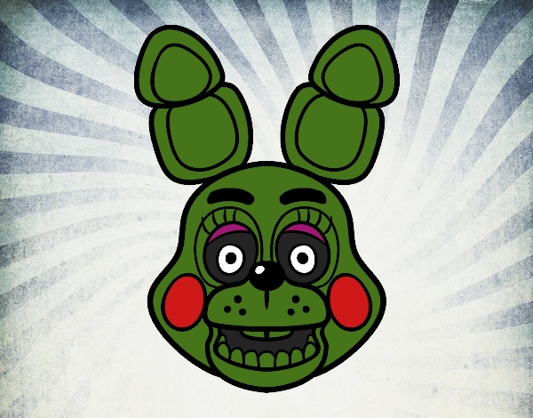 Cara de Toy Bonnie de Five Nights at Freddy's