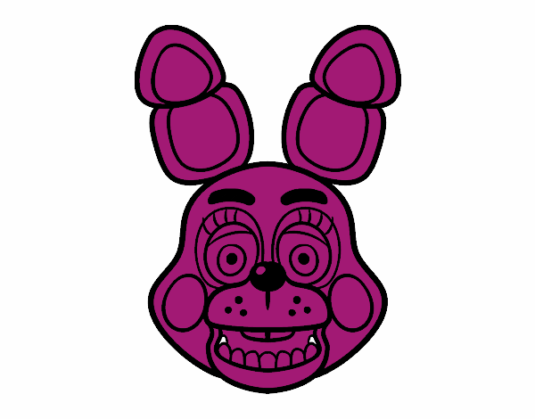 Cara de Toy Bonnie de Five Nights at Freddy's