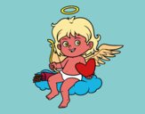 Cupido en una nube