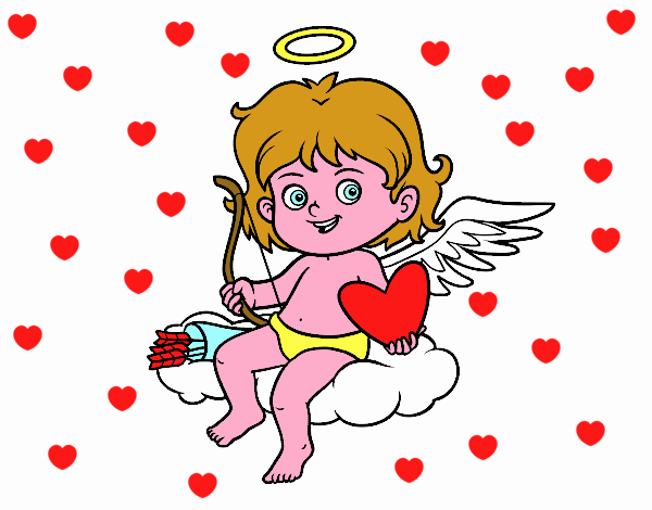 Cupido en una nube