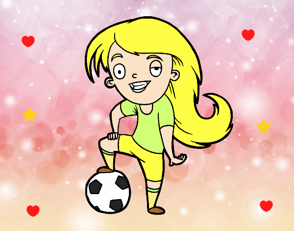 niña futboll