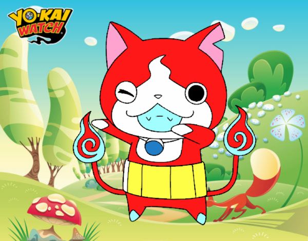 Jibanyan guiñando el ojo