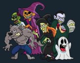 Monstruos de Halloween