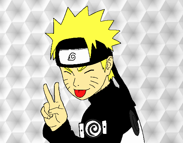 Naruto sacando lengua