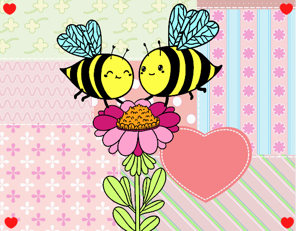 Pareja de abejas