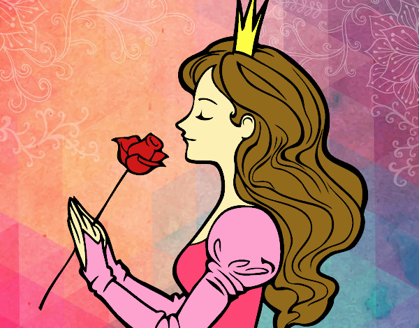 Princesa y rosa