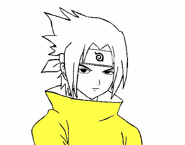 Sasuke enfadado