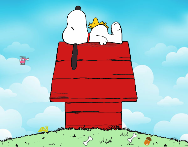 Snoopy durmiendo