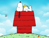 Snoopy durmiendo