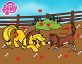 Applejack y Winona