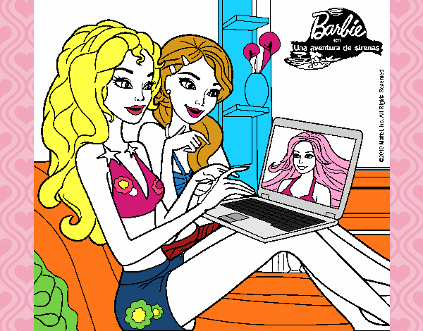 Barbie chateando