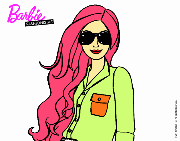 Barbie con gafas de sol