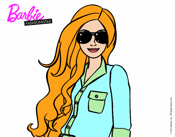 Barbie con gafas de sol