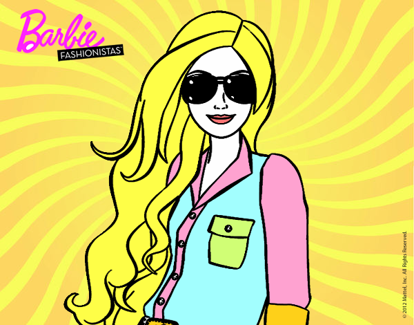 Barbie con gafas de sol