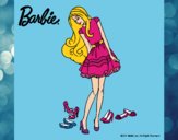 Barbie y su colección de zapatos