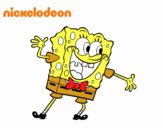 Bob Esponja saludando