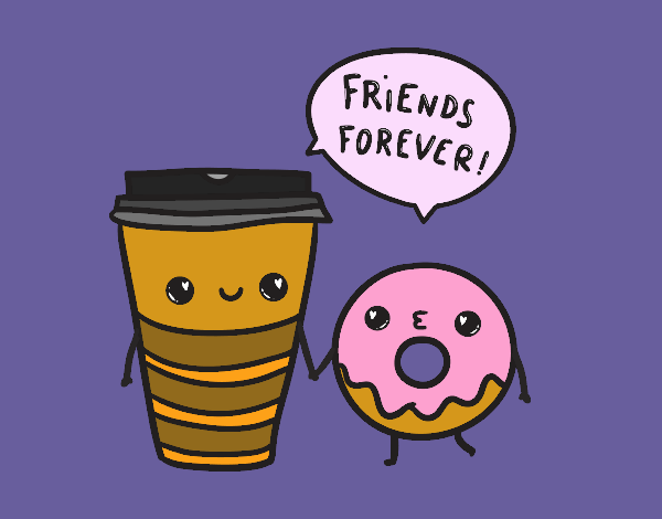 Café y donut