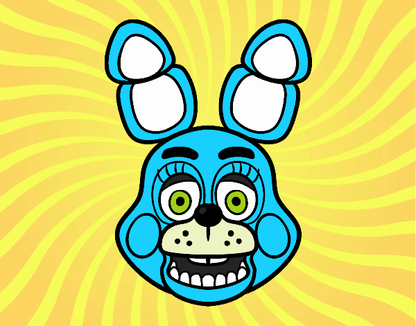 Cara de Toy Bonnie de Five Nights at Freddy's