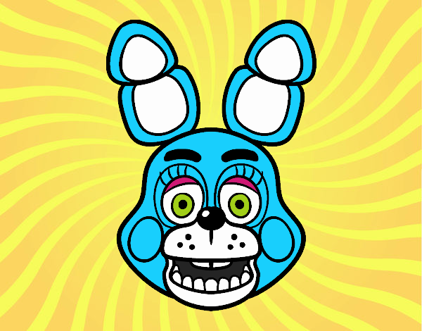 Cara de Toy Bonnie de Five Nights at Freddy's