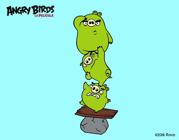 Cerdos verdes de Angry Birds