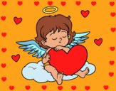 Cupido con corazón