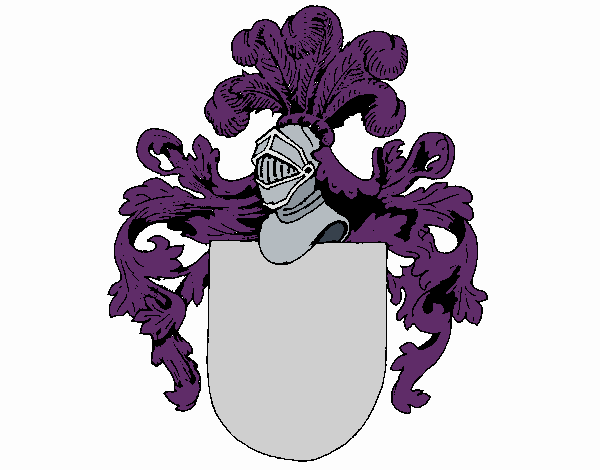 Escudo de armas y casco