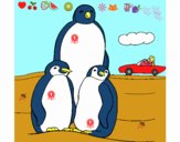 Familia pingüino