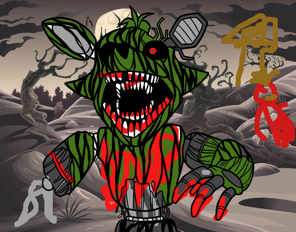 Foxy terrorífico de Five Nights at Freddy's