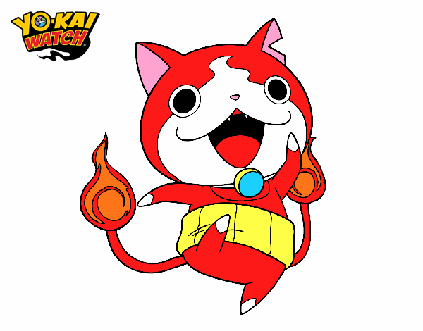 Jibanyan saltando