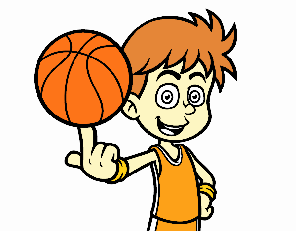 Jugador de baloncesto junior