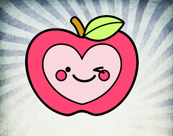 la manzana corazon