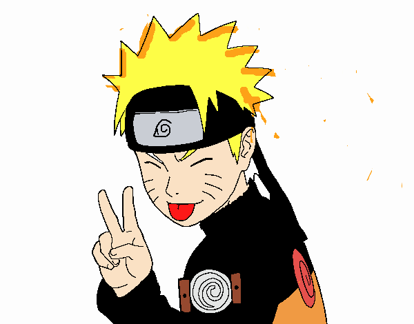 Naruto sacando lengua