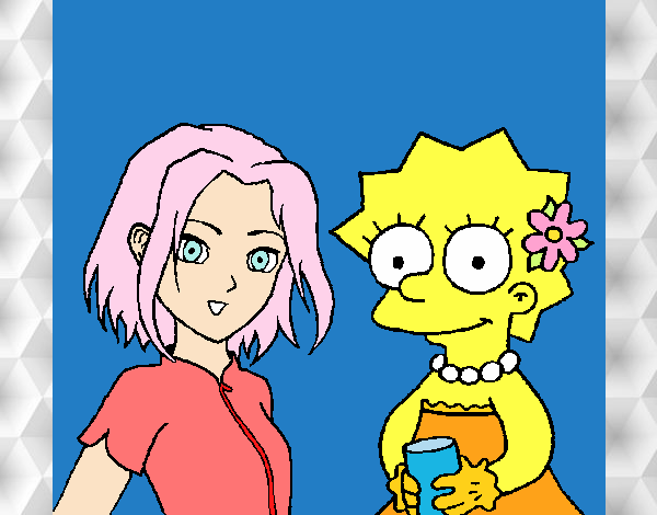 sakura haruno y Lisa simpso 