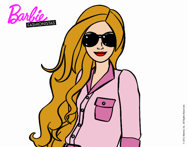 Barbie con gafas de sol