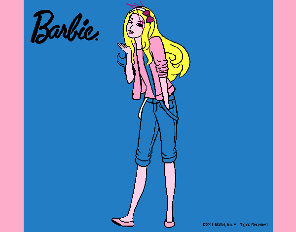 Barbie con look casual