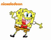 Bob Esponja saludando