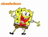 Bob Esponja saludando