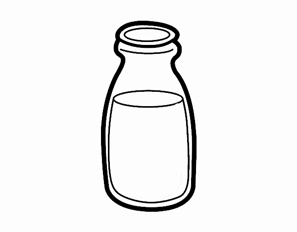 Dibujo de Botella de leche pintado por en  el día 24-08-20 a las  19:39:04. Imprime, pinta o colorea tus propios dibujos!