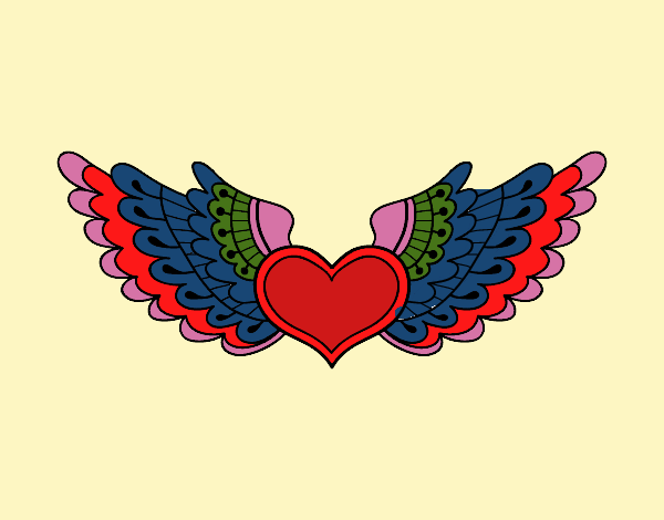 Corazón alado