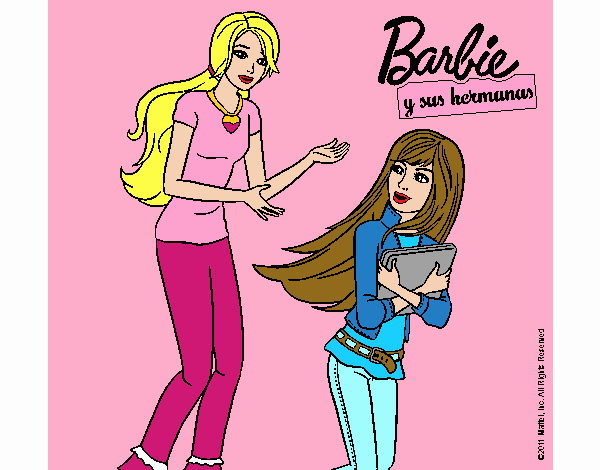 Barbie y Esquiper.