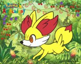 Fennekin corriendo