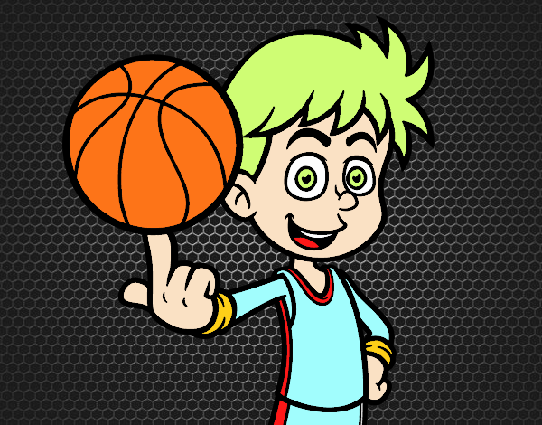 Jugador de baloncesto junior