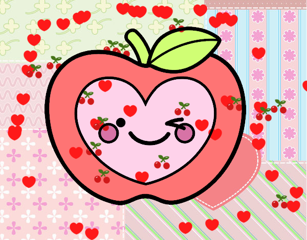 Manzana corazón