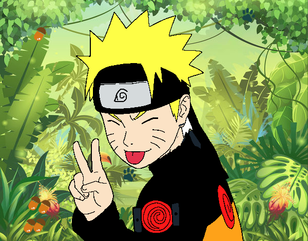 NARUTO en la aldea de la hoja   >:3 