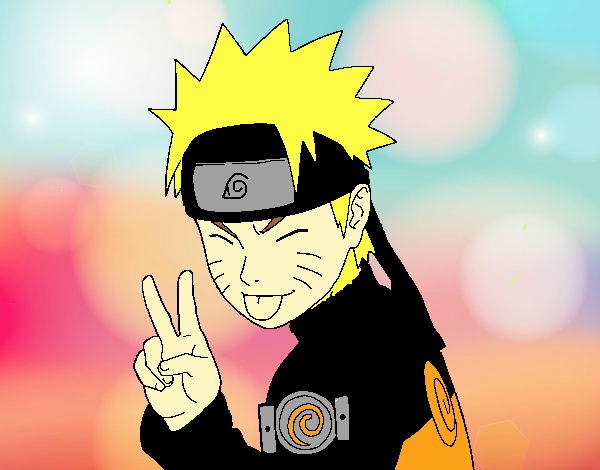 Naruto sacando lengua