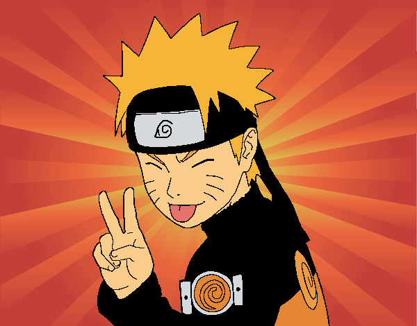 Naruto sacando lengua