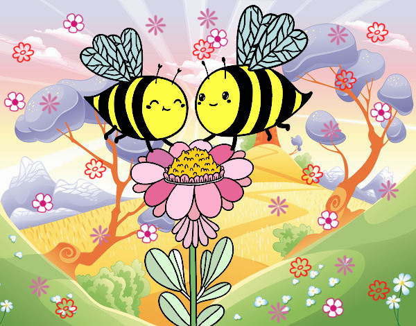 Las abejas enamoradas