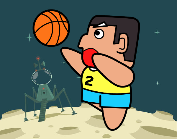 baloncesto en la luna XDXDXD