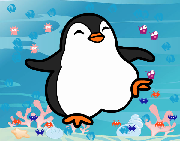 Pingüino bailando